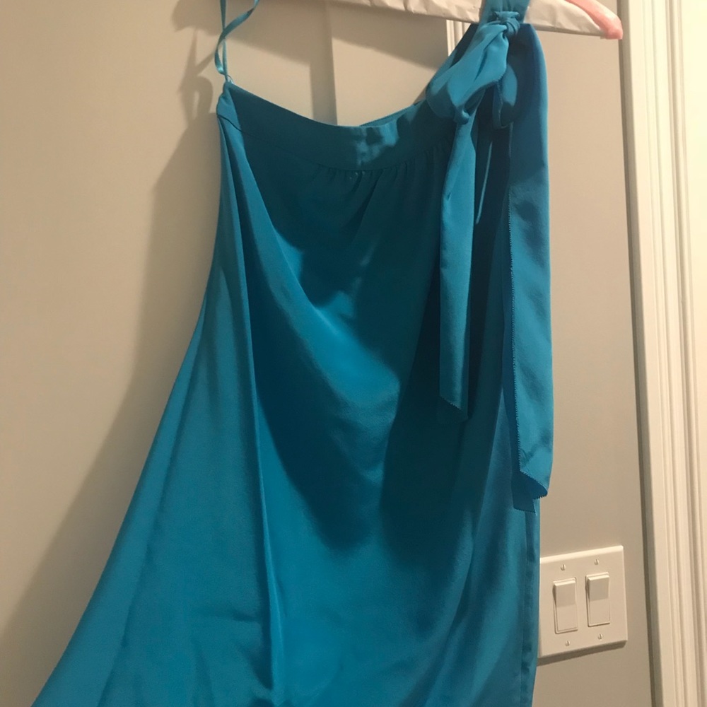 Like new Trina Turk one shoulder dress.